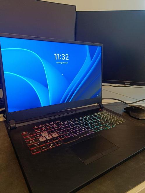 Asus ROG Gaming Laptop, Computers en Software, Windows Laptops, Gebruikt, 17 inch of meer, HDD, SSD, 2 tot 3 Ghz, 16 GB, Qwerty