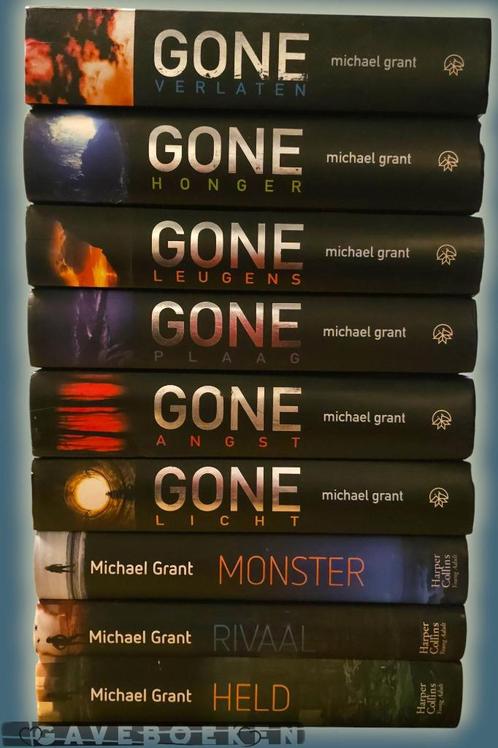 Gone - Michael Grant - Van Holkema & Warendorf - 9x - HC, Boeken, Fantasy, Gelezen, Ophalen of Verzenden