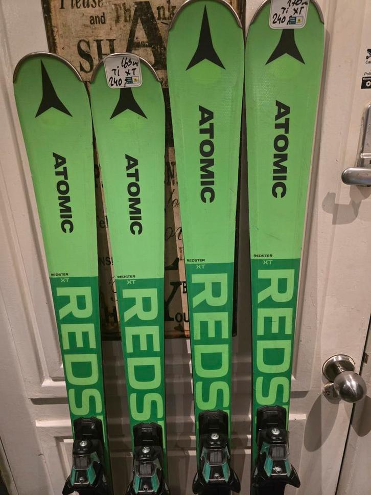 163 170 177 ATOMIC REDSTER XT WOODCORE TITANIUM CARVE, Sport en Fitness, Skiën en Langlaufen, Zo goed als nieuw, Ski's, Ski, Atomic