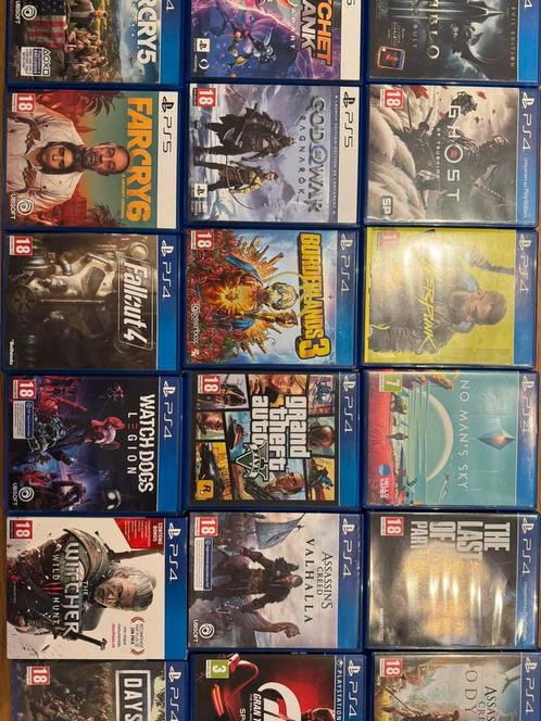 À VENDRE - LOT DE JEUX PS4/PS5, Games en Spelcomputers, Games | Sony PlayStation 4, Zo goed als nieuw, Sport, Ophalen
