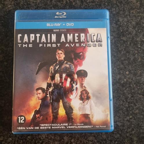 Captain America Le Premier Vengeur blu ray + DVD NL FR, CD & DVD, Blu-ray, Comme neuf, Action, Enlèvement ou Envoi