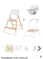 ERGOBABY EVOLVE 3-IN-1 EETSTOEL & LEERTOREN NATURAL WOOD, Comme neuf, Enlèvement ou Envoi