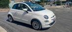 Fiat 500 < 35 000 km, Auto's, Leder en Stof, Wit, Handgeschakeld, Particulier