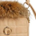 Caroline Biss handtas beige met afneembaar nep pelsje, Handtassen en Accessoires, Tassen | Damestassen, Verzenden, Nieuw, Beige
