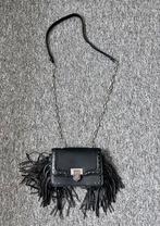 Sac à main noir avec franges, Utilisé, Noir