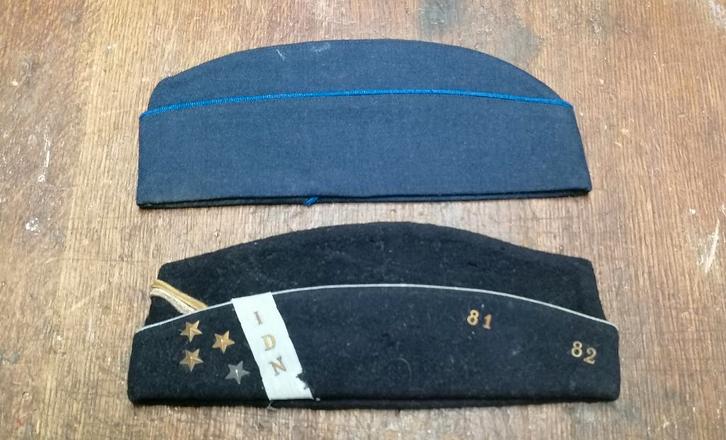 Indochinese militaire petset uit de Tweede Wereldoorlog, Verzamelen, Militaria | Tweede Wereldoorlog, Overige soorten, Helm of Baret