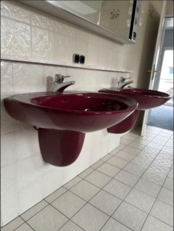 vintage wastafels braambes Vileroy Boch 80er stukprijs beschikbaar voor biedingen