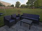 Tuinset met wasbare kussens, Ophalen, Gebruikt, Tuinset
