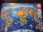 Educa puzzel - World Landmarks Globe - 2000 stukjes, Comme neuf, Puzzle, Enlèvement ou Envoi, Plus de 1 500 pièces