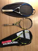 3 Raquettes (2 Babola, 1 Wilson), Sports & Fitness, Tennis, Raquette, Babolat, Utilisé
