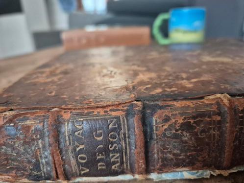 Reis de wereld rond door George Anson, Antiek en Kunst, Antiek | Boeken en Manuscripten, Ophalen of Verzenden