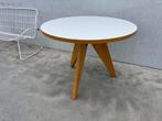 VITRA PROUVE GUERIDON TAFEL, 95CM, Verzenden, Zo goed als nieuw, Eikenhout, Design