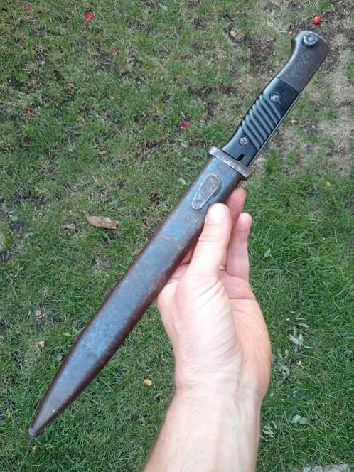 wo2 Duits nummergelijke k98 bajonet Mundlos 1940, Verzamelen, Militaria | Tweede Wereldoorlog, Ophalen of Verzenden