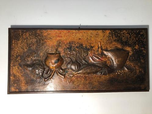 Chengé Baruti - Cuivre repoussé - Congo 76x35 cm, Antiquités & Art, Antiquités | Bronze & Cuivre, Cuivre, Enlèvement ou Envoi