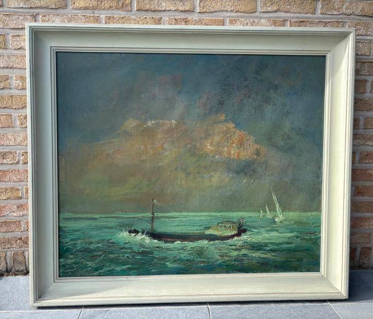 Schilderij van Bernard Steyaert - Duinen te Knokke, Antiek en Kunst, Kunst | Schilderijen | Klassiek, Ophalen