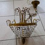 Kroonluchter Antieke luster, Huis en Inrichting, Lampen | Kroonluchters, Ophalen, Gebruikt, Glas