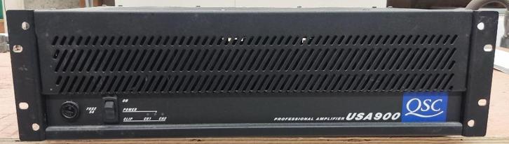 Versterker (PA) QSC, Audio, Tv en Foto, Versterkers en Ontvangers, Gebruikt, 120 watt of meer, Overige merken, Ophalen