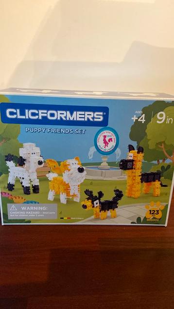 Clickformers Puppy friends set 9 in 1, 123 stuks beschikbaar voor biedingen