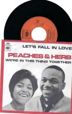 Soul 45: Peaches & Herb – Let's Fall In Love, 7 inch, Single, Ophalen of Verzenden, Zo goed als nieuw
