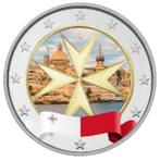 2 euro Malta Koersmunt gekleurd, Postzegels en Munten, Munten | Europa | Euromunten, Ophalen of Verzenden, Malta, 2 euro