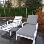 2 stuks ligstoelen Bristol, Tuin en Terras, Tuinstoelen, Ophalen, Zo goed als nieuw, Aluminium, Verstelbaar