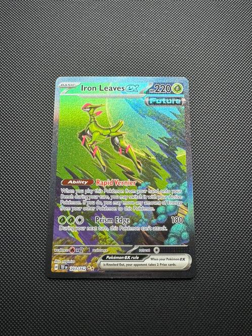 Iron Leaves Ex - 203/162 (Temporal Forces), Hobby en Vrije tijd, Verzamelkaartspellen | Pokémon, Ophalen of Verzenden