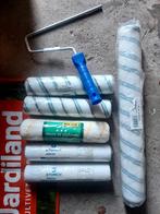Lot rouleaux, manches et bâche, Doe-het-zelf en Bouw, Ophalen of Verzenden