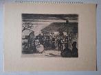 Grote ets Jakob Smits "Christus bespot", Antiek en Kunst, Kunst | Etsen en Gravures, Ophalen of Verzenden