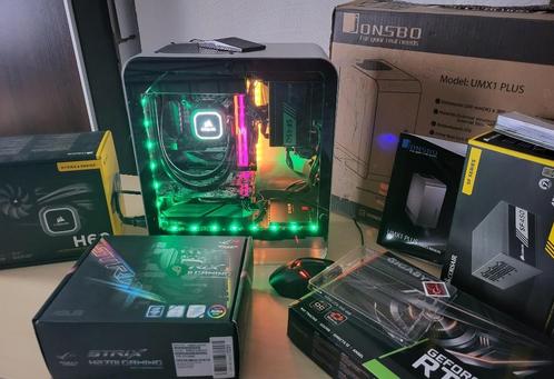 Game Pc Mini-ITX-SSD-RTX 3060Ti, Computers en Software, Desktop Pc's, Zo goed als nieuw, SSD, Gaming, Ophalen