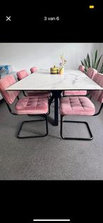 Keramische eettafel marmer look, Huis en Inrichting, Tafels | Eettafels, Ophalen, Nieuw