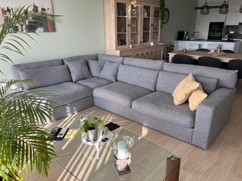 Hoeksalon te koop, Huis en Inrichting, Zetels | Complete zithoeken, Zo goed als nieuw, Stof, Ophalen