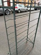 Vintage stalen wijnrek, mooi verkleurd, Ophalen