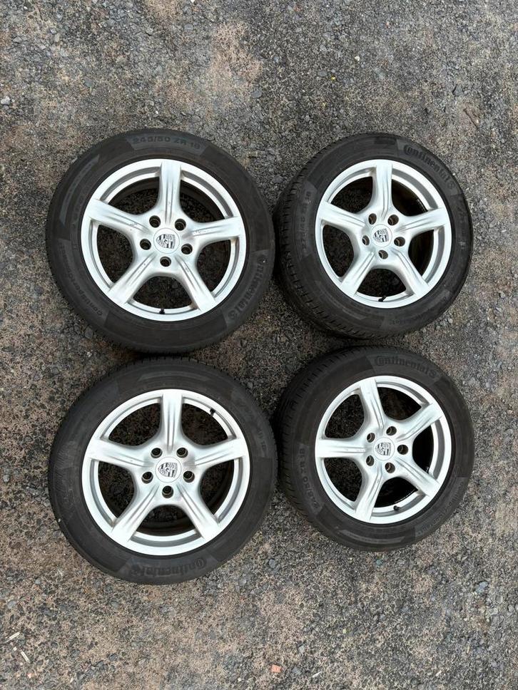 Originele Porsche Panamera 18” velgen (9Jx18 ET53) – 4 stuks, Auto-onderdelen, Banden en Velgen, Velg(en), Ophalen