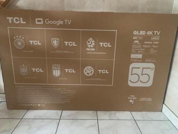 Nouveau télé QLED PRO 4K 55inch TCL, Neuf, Autres marques, QLED, Enlèvement