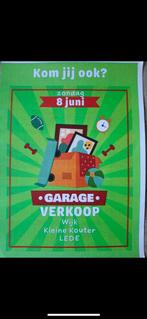 Garageverkoop lede 8/6, Ophalen