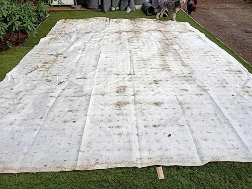 witte sterke stabiliserende antiworteldoeken € 1/m², Tuin en Terras, Grind, Keien en Split, Zo goed als nieuw, Overige typen, Wit