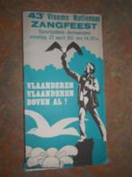 43e Vlaams Nationaal Zangfeest / Sportpaleis, Antwerpen, Muziek en Instrumenten, Bladmuziek, Gebruikt, Overige genres, Zang, Ophalen of Verzenden