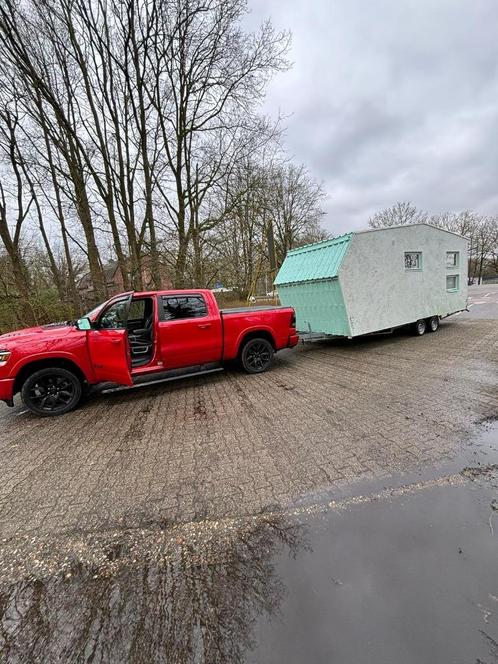 tiny house on wheels, trailer house met mogelijkheden., Caravans en Kamperen, Stacaravans, tot en met 2, Ophalen of Verzenden