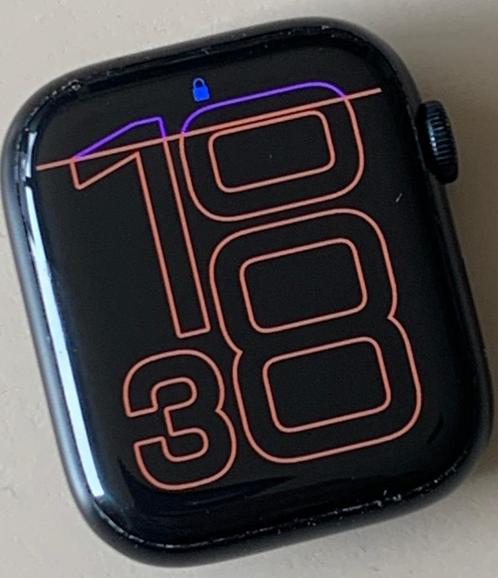 Apple Watch 7 45mm - Cellular - 100%, Handtassen en Accessoires, Smartwatches, Gebruikt, iOS, Zwart, Ophalen of Verzenden