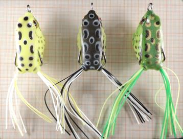 Kikkers van Sébile, Spro, Black Fishing King & Savage Gear beschikbaar voor biedingen