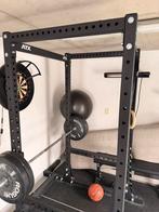 Homegym ATX RACK + rogue plates en barbells, Sports & Fitness, Enlèvement, Comme neuf, Plaques d'haltères