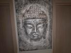 Boeddha 3d canvas schilderij 99 x 70 cm, Ophalen, Zo goed als nieuw, Schilderij
