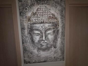 Boeddha 3d canvas schilderij 99 x 70 cm beschikbaar voor biedingen