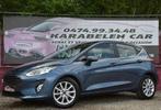 Ford Fiesta 1.0EcoBoost Titanium NAV SENS AR CLIM 6.710KM, Auto's, Ford, Blauw, Bedrijf, 5 deurs, 123 g/km