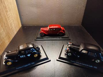 Citroen Traction set van 3  beschikbaar voor biedingen