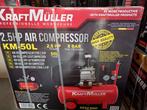 Nieuwe 50 liter lucht compressor, Doe-het-zelf en Bouw, Ophalen of Verzenden, Zo goed als nieuw