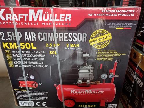 Nieuwe 50 liter lucht compressor, Doe-het-zelf en Bouw, Compressors, Zo goed als nieuw, Ophalen of Verzenden
