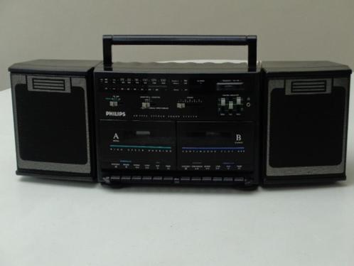 Stereo Radio - Cassette Boombox PHILIPS Type AW 7792, Audio, Tv en Foto, Radio's, Gebruikt, Radio, Ophalen of Verzenden