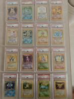 Pokémon base PSA 9 holo set, Ophalen of Verzenden, Zo goed als nieuw, Losse kaart, Foil