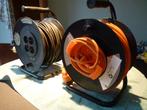 LOT DE 2 CABLES ENROULEURS 40M - 220V - 3G1.5, Bricolage & Construction, Électricité & Câbles, Enlèvement, Utilisé, Câble ou Fil électrique